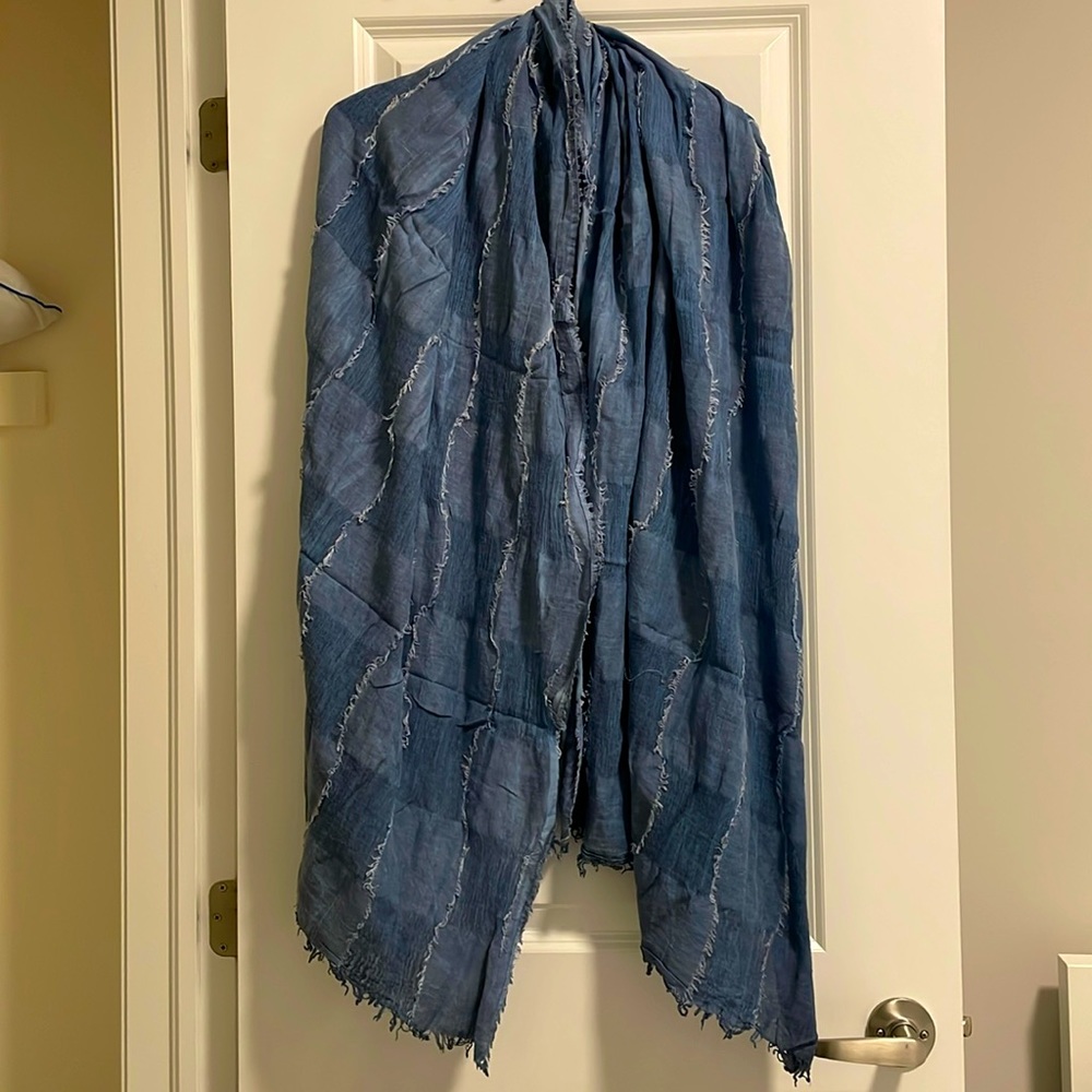 ZARA Blue Scarf